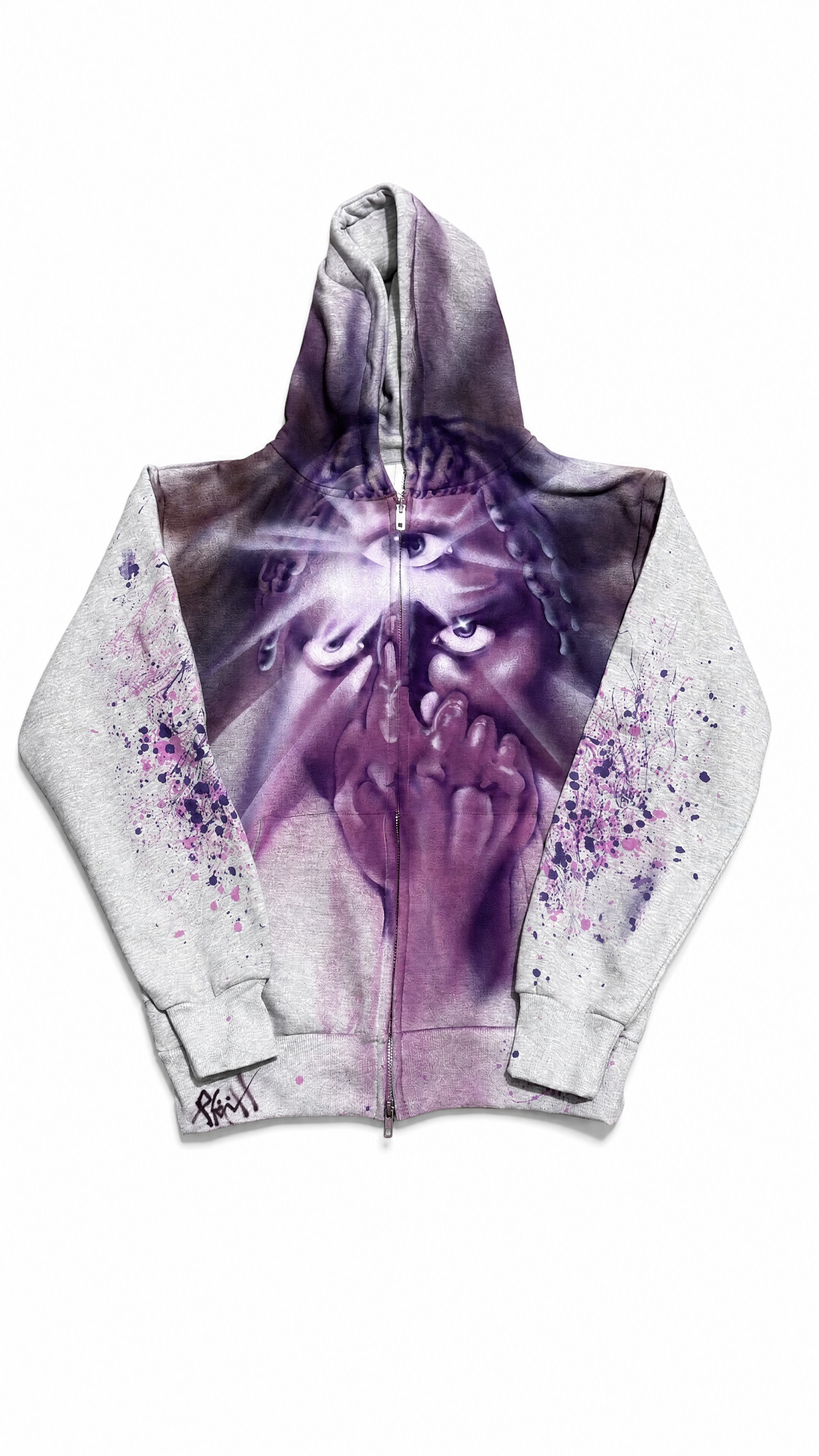 Peach Gallery Hoodie, I am that I am 01 (Small)