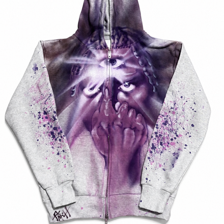 Peach Gallery Hoodie, I am that I am 01 (Small)