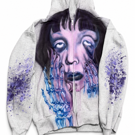 Peach Gallery Hoodie, LOOK AT ME 03 (Large)