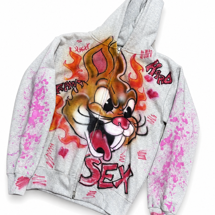 Peach Gallery Hoodie Sex bunny 07 (Small)