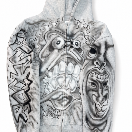 Peach Gallery Hoodie Crazy monkey 10 (Medium)